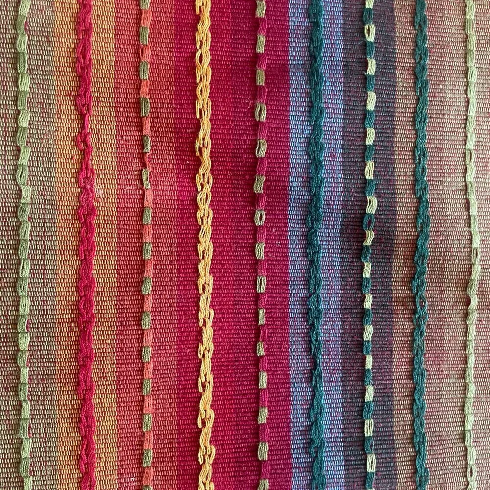 Pier 1 Stripped Colorful Fiesta Fringe 21